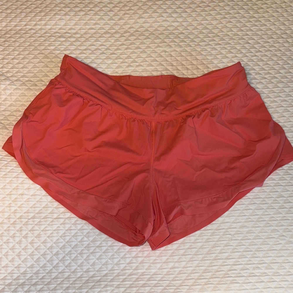 Women's Coral Athletic Shorts